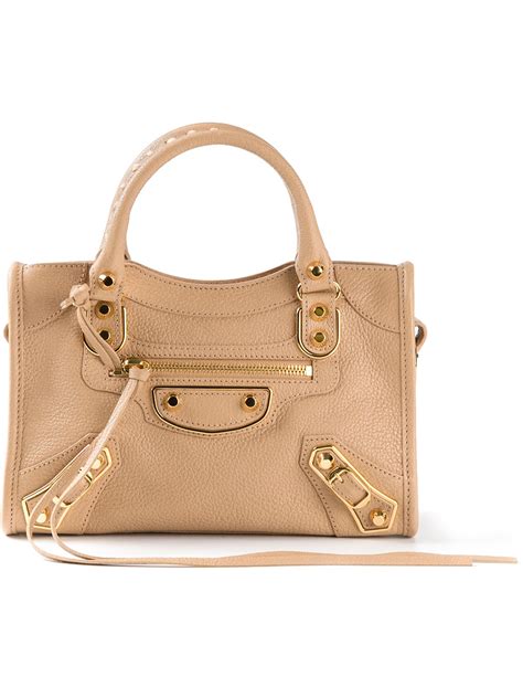 nude balenciaga bag|Nude Balenciaga Motocross Classic City Shoulder Bag